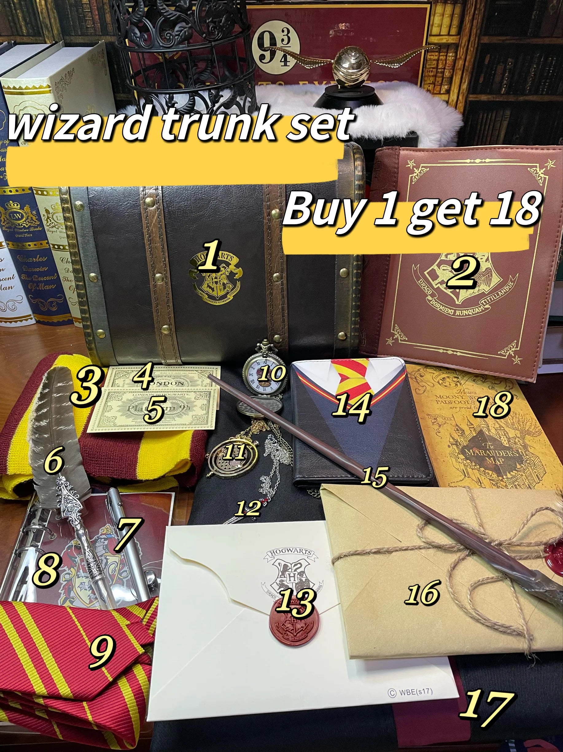 Wizard trunk set（Free shipping）