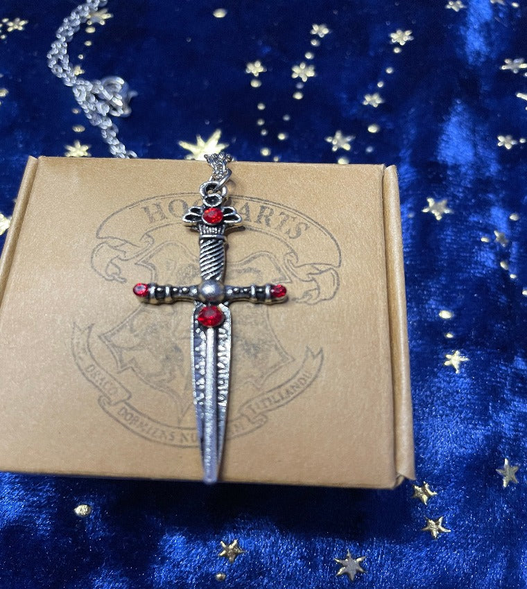 The sword of Gryffindor necklace