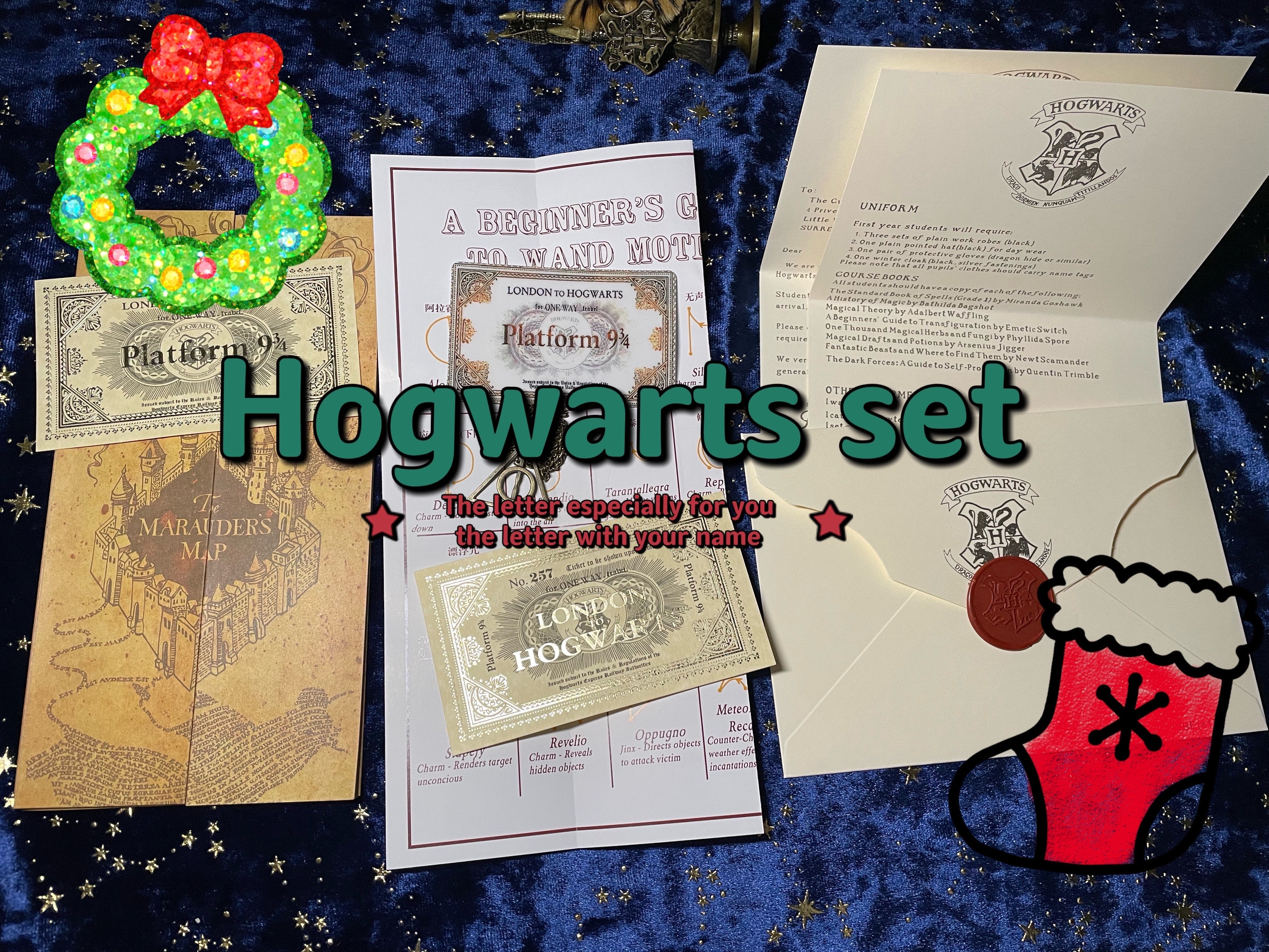 Hogwarts Letter set（Including 6 items）