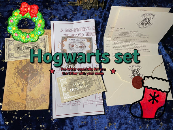 Hogwarts Letter set（Including 6 items）